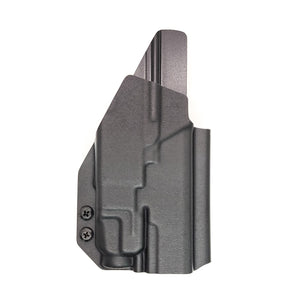 For the best Outside Waistband Taco Style Holster designed to fit the Walther PDP F Series 4" & 3.5" pistols with the Streamlight TLR-7A or TLR-7 mounted on the firearm, shop Four Brothers Holsters. Cut for red dot sight, full sweat guard, adjustable retention & open muzzle for threaded barrels & compensators. 