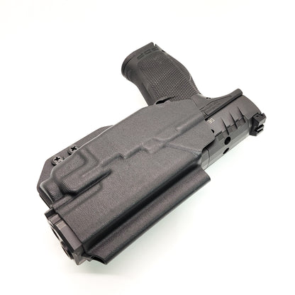 For the best Outside Waistband Taco Style Holster designed to fit the Walther PDP Compact 4" pistol with the Streamlight TLR-7A or TLR-7 mounted on the firearm, shop Four Brothers Holsters. Cut for red dot sight, full sweat guard, adjustable retention & open muzzle for threaded barrels & compensators. 