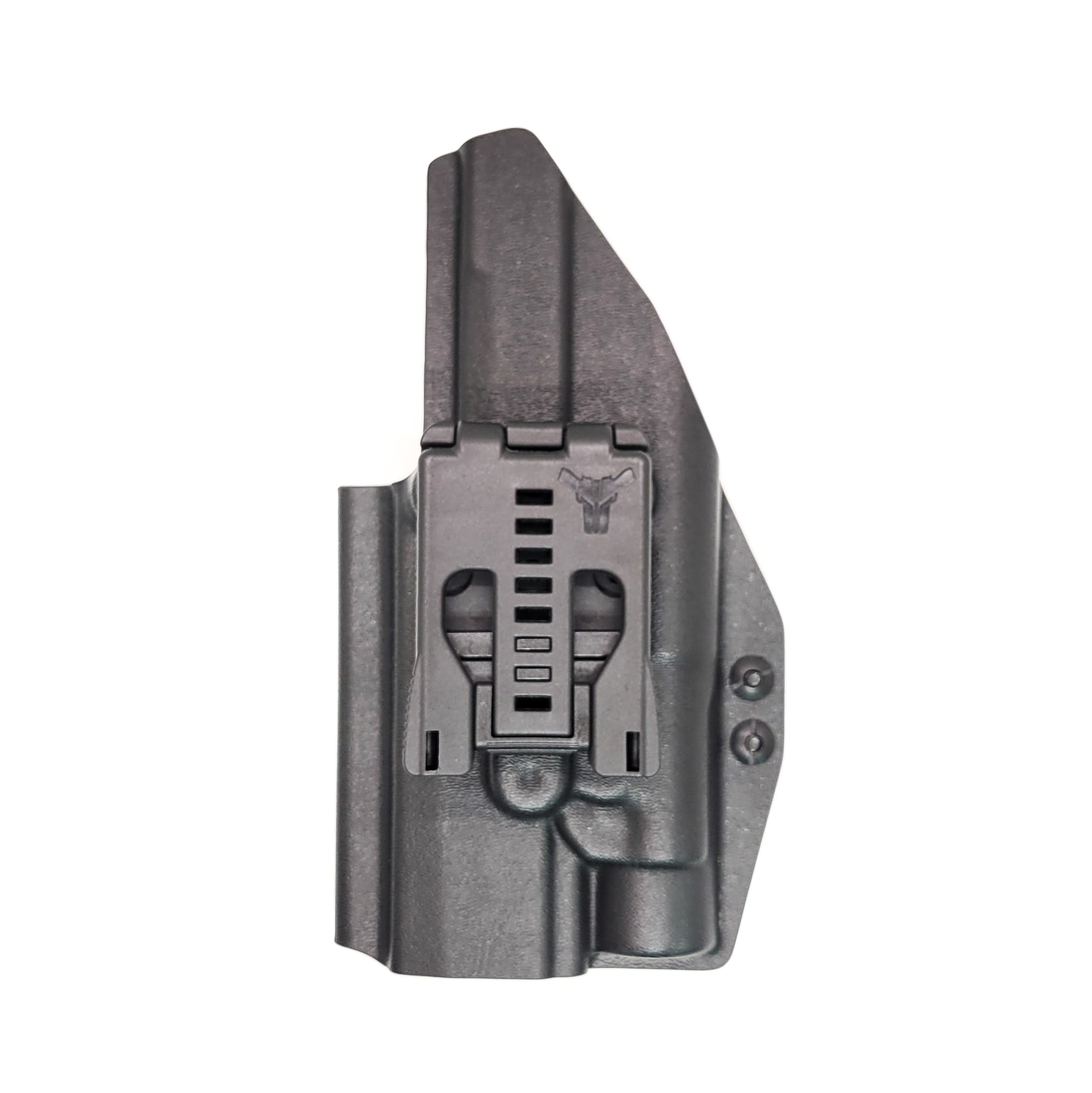 For the best, Outside Waistband Kydex Holster designed to fit the P320 AXG and AXG Pro with Streamlight TLR-1 or TLR-1HL weapon-mounted light and Align Tactical Thumb Rest Takedown Lever, shop Four Brothers Holsters.  The holster will accommodate the M17, M18, Carry, Compact, and X-Five models. Made in the USA TLR1HL 