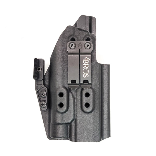 For the best IWB AIWB Inside Waistband Kydex Holster designed to fit the Sig Sauer P320 series of pistols with the Streamlight TLR-1 or TLR-1 HL light and GoGun USA Gas Pedal shop Four Brothers Holsters. This holster will hold the Full Size, Carry, M18, M17, X-Five & X-Five Legion with TLR-1HL light. Made in USA 