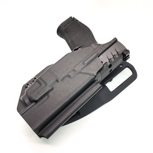 For the best outside waistband OWB Kydex duty or competition style holster designed to fit the Walther PDP 4.5" Full-Size pistol with the Streamlight TLR-7A or TLR-7 mounted on the firearm, shop Four Brothers Holsters. Cut for red dot sights, adjustable retention, and open muzzle for threaded barrel or compensator