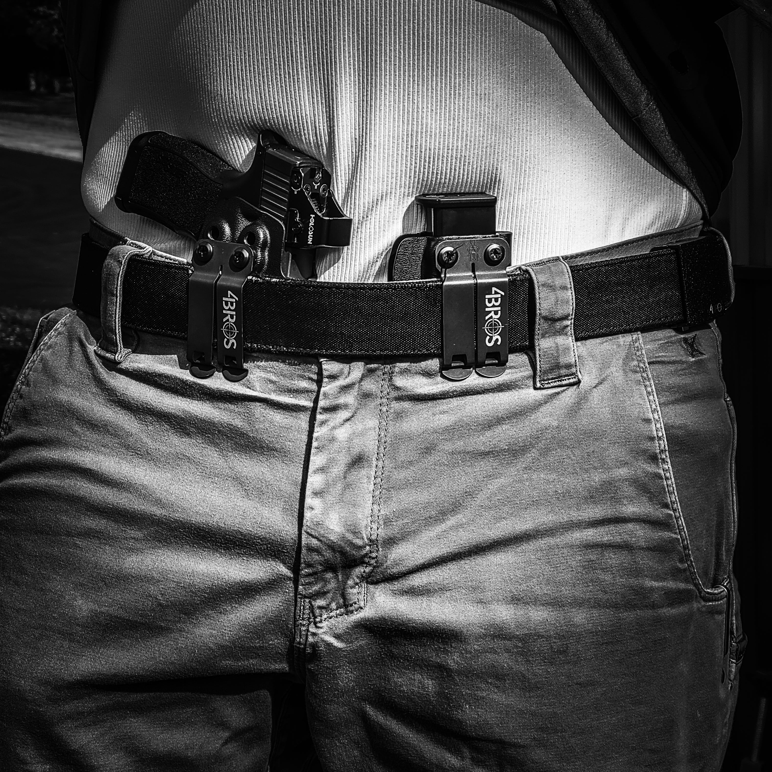 For the best IWB, AIWB, Appendix Inside Waistband Holster and Magazine Carrier combination package of 2023 designed to fit the  Sig Sauer P365-XMACRO, P365-XMACRO COMP, P365-XMACRO TACOPS, and P365-XMACRO COMP ROMEOZERO ELITE with the Streamlight TLR-7 Sub shop Four Brothers Holsters. In stock, ships next business day.