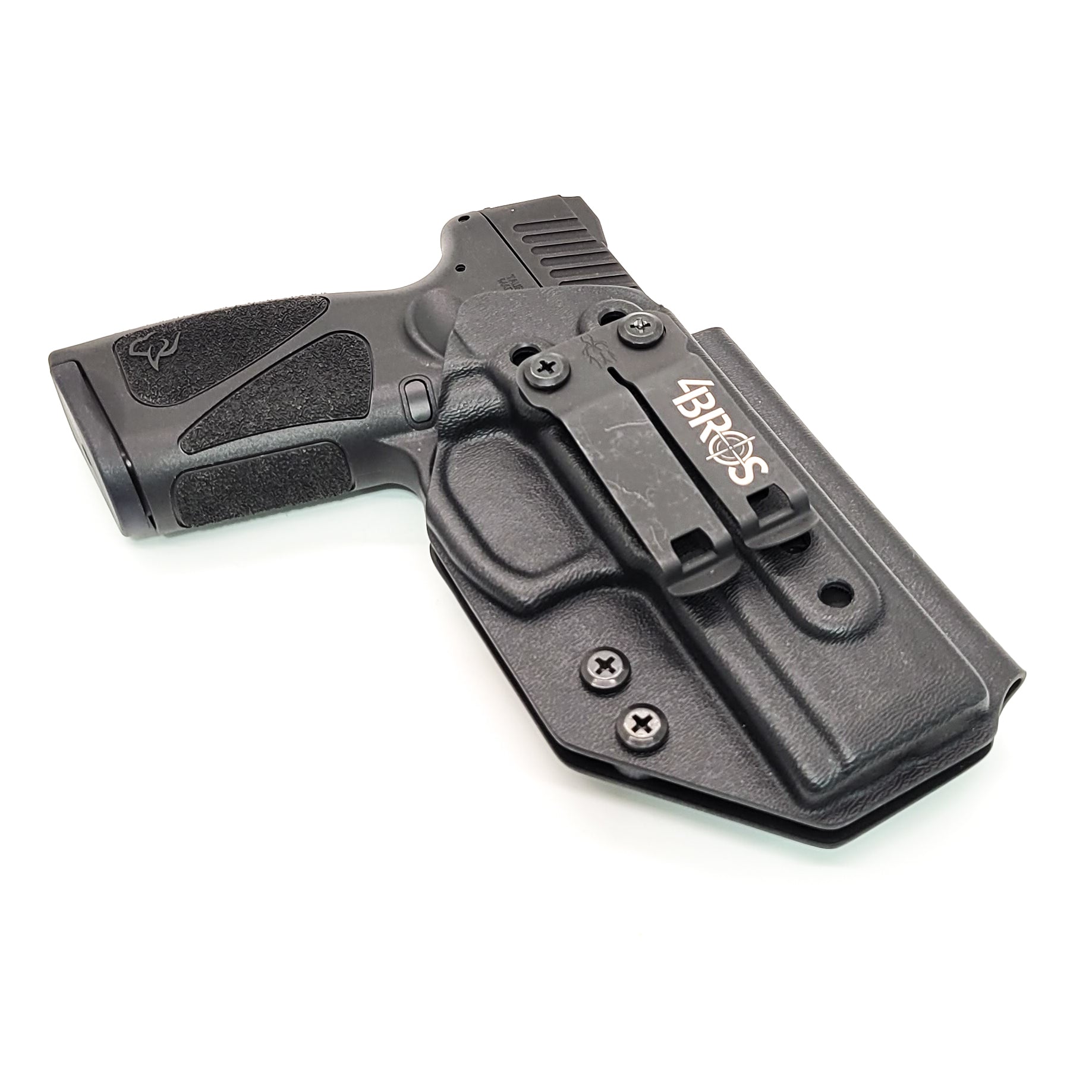 For the best, most comfortable,  IWB AIWB Kydex holster designed to fit the Taurus G3 pistol, shop Four Brothers Holsters. Made from high-quality kydex with adjustable retention and smooth edges for comfort. Proudly manufactured in the USA. Left and Right hand models are available with short lead times.