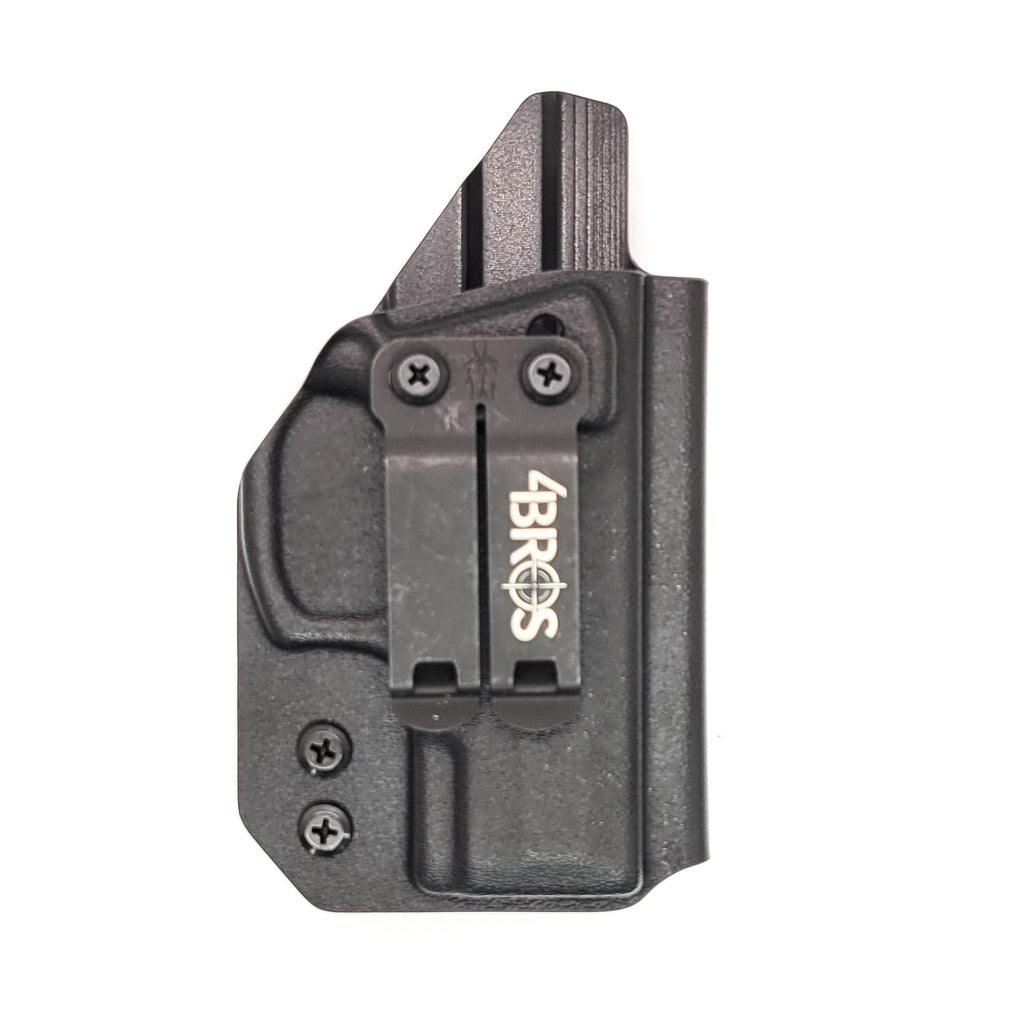 For the best, most comfortable,  IWB AIWB Kydex holster designed to fit the Taurus G2, G2C, or G2S pistol, shop Four Brothers Holsters. Made from high-quality kydex with adjustable retention and smooth edges for comfort. Proudly manufactured in the USA. Right hand models are available with short lead times.