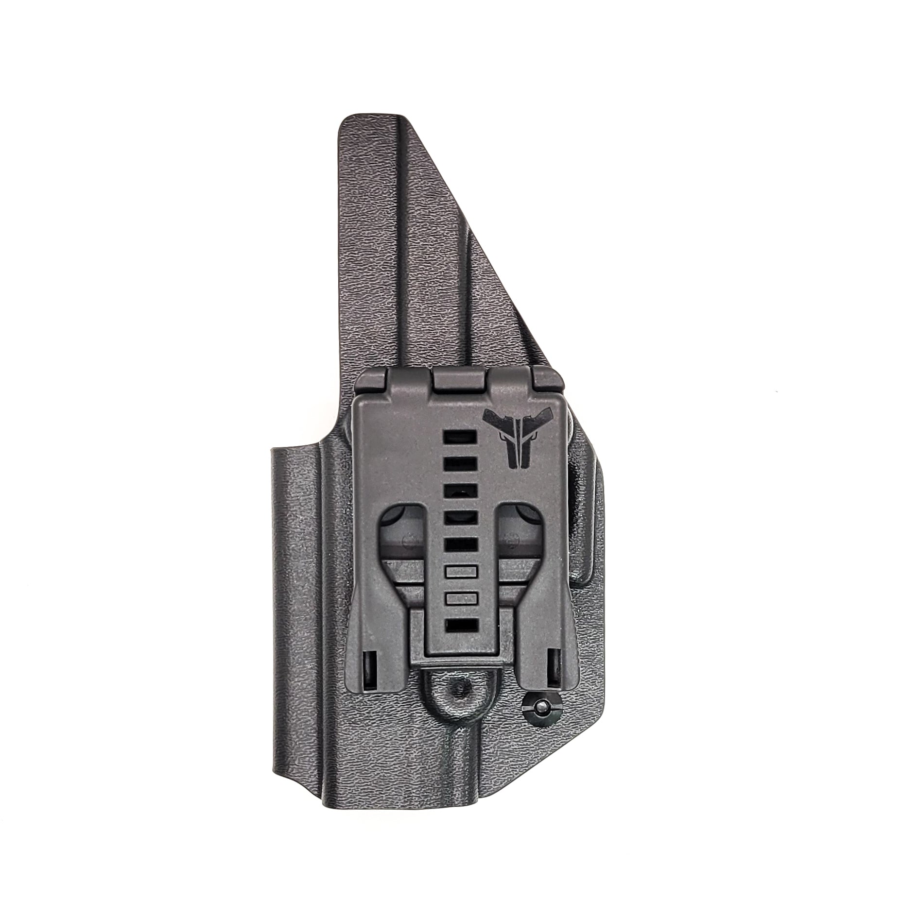For the best, OWB, Outside Waistband Taco Style Holster of 2023 designed to fit the Glock 19 Gen 5 pistol. The holster will also fit the Gen 3, 4, and 5 Glock 19, 19X, 19 MOS, Gen 3 and 4 Glock 23, Glock 45, 45 MOS, Gen 5 9mm MOS models, and 32, 32 Gen 4. Open Muzzle, cleared for red dot sights. Made in the USA.