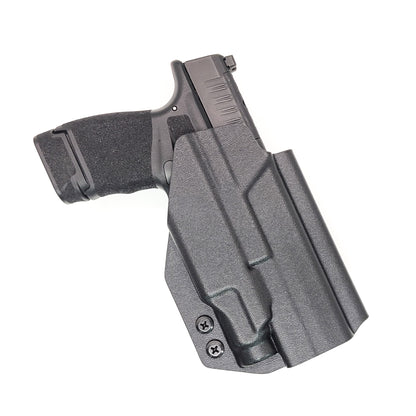 For the best OWB Outside Waistband Holster designed to fit the Springfield Hellcat or Hellcat RDP pistol with the Streamlight TLR-7 Sub SA light mounted to the handgun, shop Four Brothers Holsters. Full sweat guard, adjustable retention, minimal material, and smooth edges to reduce printing. Made in the USA.