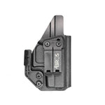 Inside Waistband Holster designed to fit the Glock 43 and 43X pistols with adjustable retention and High Sweat shield. Holster comes with a 1.5" FOMI Belt attachment and optional Modwing that includes 2 inserts to allow user to adjust the amount of leverage placed against the inside of the belt to reduce printing 