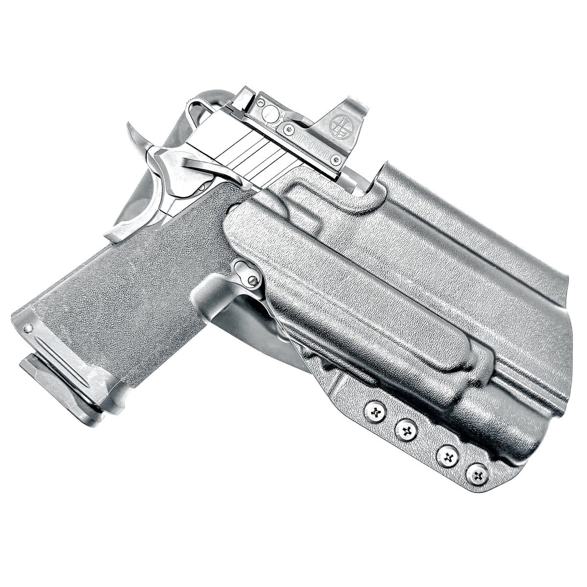 Shop the 4BROS Duty & Competition Holster for the Springfield Prodigy 4.25" & SureFire X300 series light. Optics ready; formed using .093" Kydex thermoplastic.