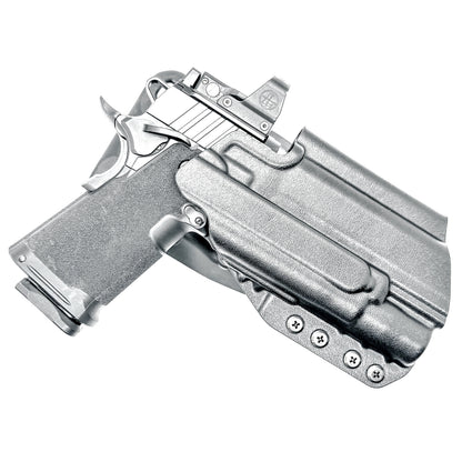 Shop the 4BROS Duty & Competition Holster for the Springfield Prodigy 4.25" & SureFire X300 series light. Optics ready; formed using .093" Kydex thermoplastic.