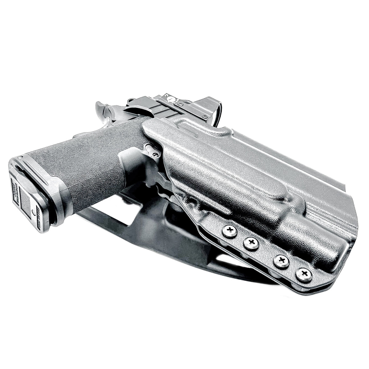Shop the 4BROS Duty & Competition Holster for the Springfield Prodigy 4.25" & SureFire X300 series light. Optics ready; formed using .093" Kydex thermoplastic.