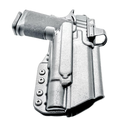 Shop the 4BROS Duty & Competition Holster for the Springfield Prodigy 4.25" & SureFire X300 series light. Optics ready; formed using .093" Kydex thermoplastic.