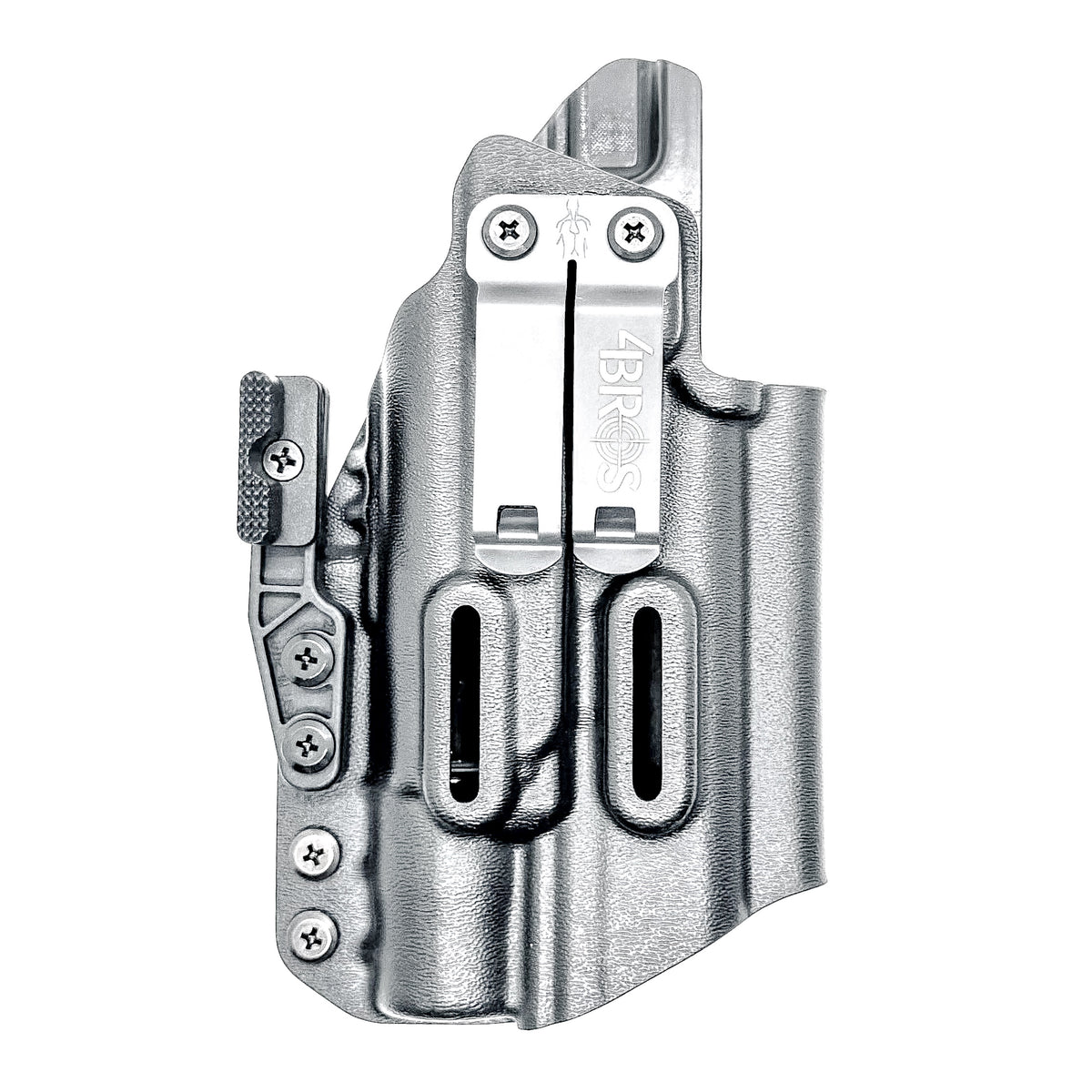 For the best IWB Kydex Inside Waistband Holster for the Springfield Armory Prodigy 4.25" & Surefire X300 with adjustable retention, shop 4 Bros Holsters.