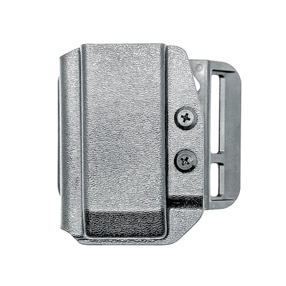 For the best, most comfortable, and rugged Kydex OWB Outside Waistband magazine carrier, holster, or pouch for Rost Martin 9mm shop Four Brothers Holsters.
