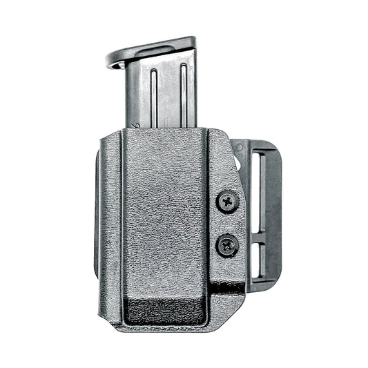 For the best, most comfortable, and rugged Kydex OWB Outside Waistband magazine carrier, holster, or pouch for Rost Martin 9mm shop Four Brothers Holsters.
