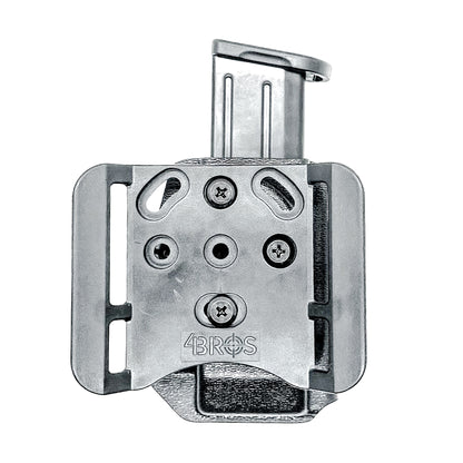 For the best, most comfortable, and rugged Kydex OWB Outside Waistband magazine carrier, holster, or pouch for Rost Martin 9mm shop Four Brothers Holsters.
