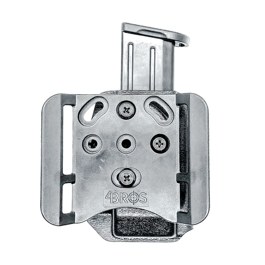 For the best, most comfortable, and rugged Kydex OWB Outside Waistband magazine carrier, holster, or pouch for Rost Martin 9mm shop Four Brothers Holsters.
