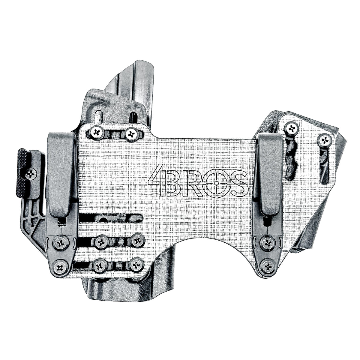 Rost Martin appendix sidecar style IWB holster with adjustable mag carrier. Inside Waistband design for comfort, concealment, and secure retention.