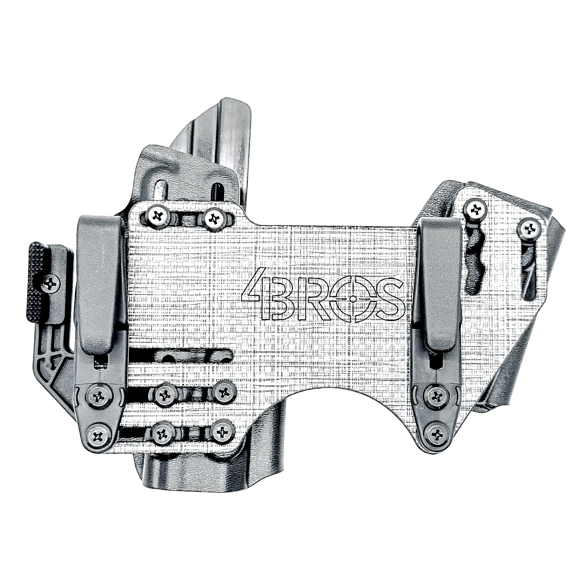 Rost Martin appendix sidecar style IWB holster with adjustable mag carrier. Inside Waistband design for comfort, concealment, and secure retention.