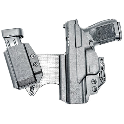 Rost Martin appendix sidecar style IWB holster with adjustable mag carrier. Inside Waistband design for comfort, concealment, and secure retention.