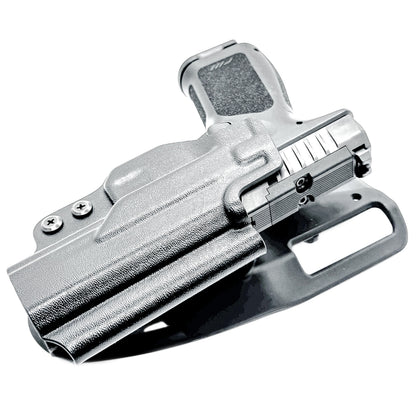 Precision-fit OWB outside the waistband duty & competition holster for the Rost Martin RM1C from Four Brothers. Durable, secure, and made in the USA.