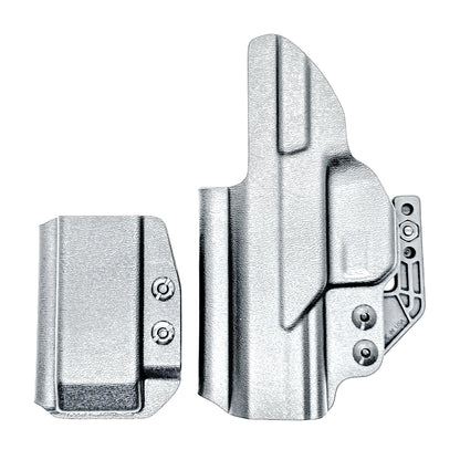 IWB holster combo for Rost Martin RM1C and Rost Martin 9MM mags. Includes mag carrier, Modwing, and Monoblock clips. Ships fast from the USA.