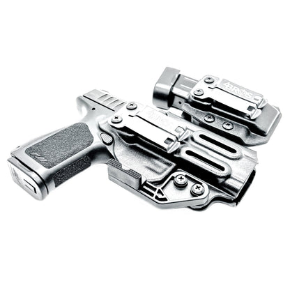 IWB holster combo for Rost Martin RM1C and Rost Martin 9MM mags. Includes mag carrier, Modwing, and Monoblock clips. Ships fast from the USA.