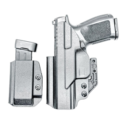 IWB holster combo for Rost Martin RM1C and Rost Martin 9MM mags. Includes mag carrier, Modwing, and Monoblock clips. Ships fast from the USA.