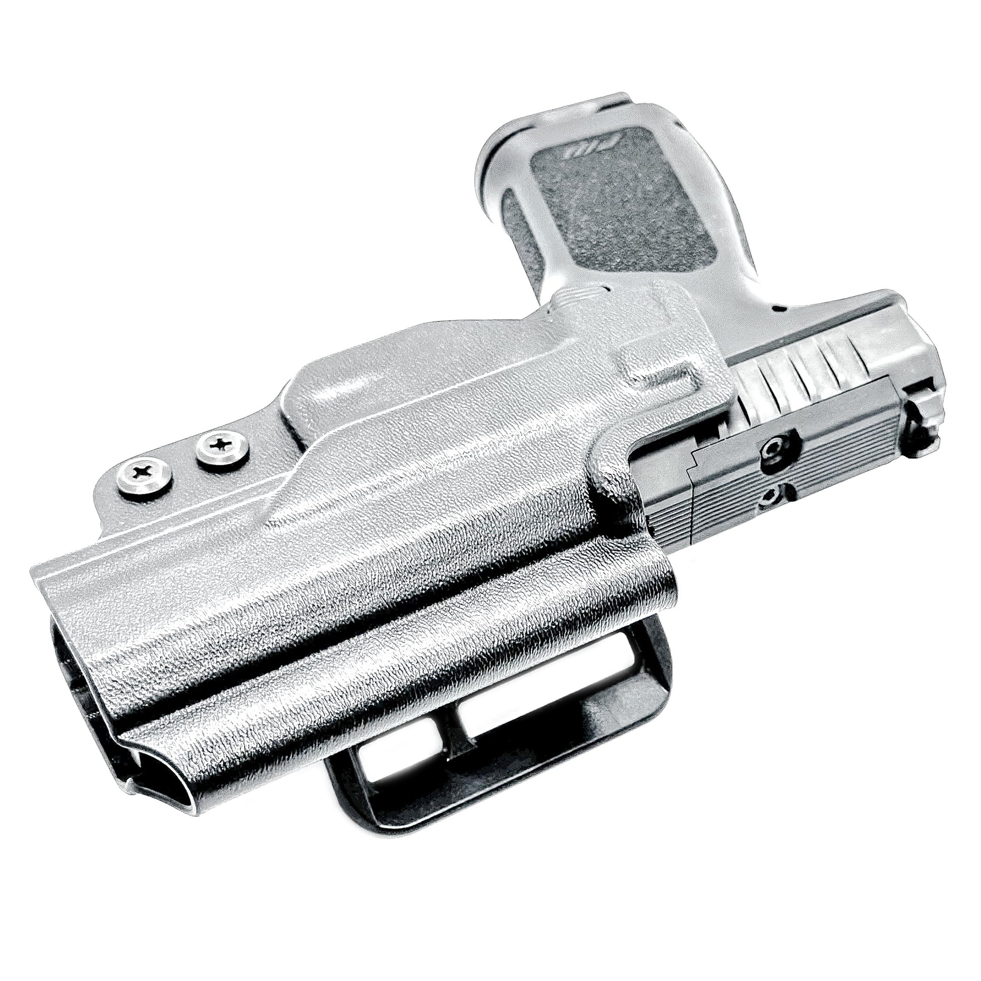 Precision-fit OWB outside the waistband holster for the Rost Martin RM1C from Four Brothers. Durable, secure, and optics-ready with adjustable retention.