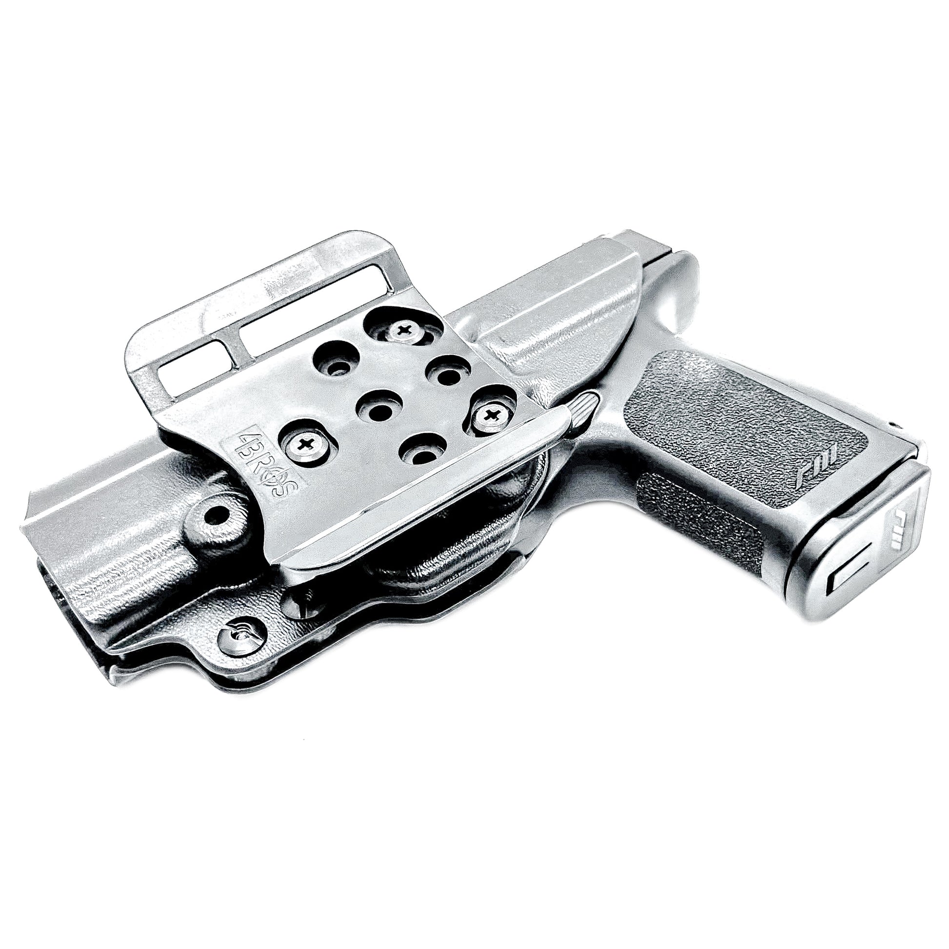 Precision-fit OWB outside the waistband holster for the Rost Martin RM1C from Four Brothers. Durable, secure, and optics-ready with adjustable retention.