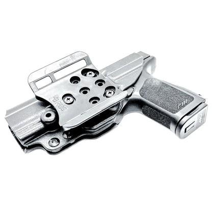 Precision-fit OWB outside the waistband holster for the Rost Martin RM1C from Four Brothers. Durable, secure, and optics-ready with adjustable retention.