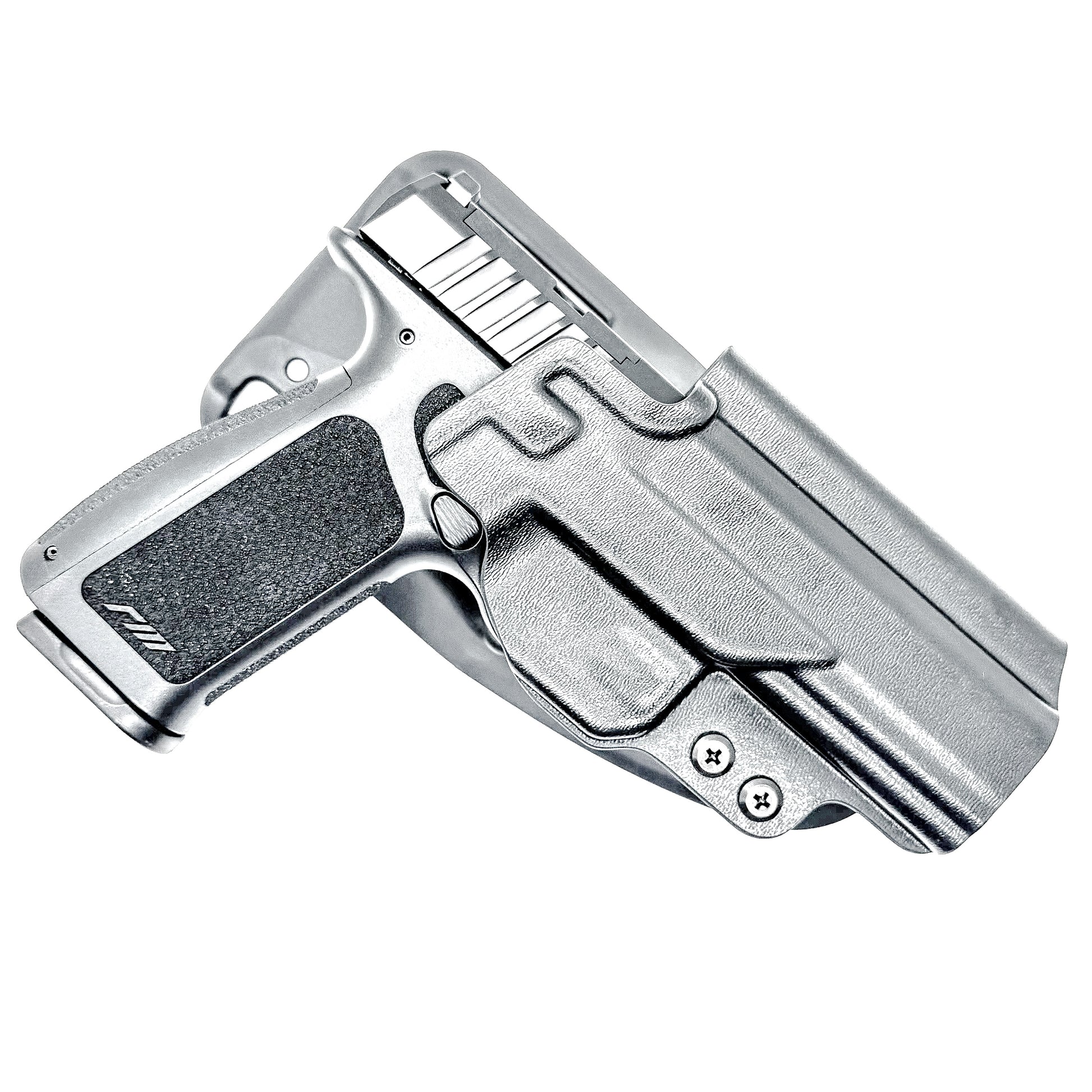 Precision-fit OWB outside the waistband duty & competition holster for the Rost Martin RM1F from Four Brothers. Durable, secure, and made in the USA.