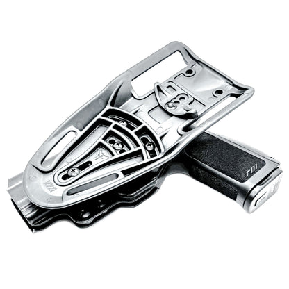 Precision-fit OWB outside the waistband duty & competition holster for the Rost Martin RM1F from Four Brothers. Durable, secure, and made in the USA.