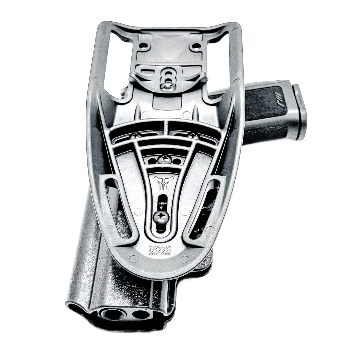 Precision-fit OWB outside the waistband duty & competition holster for the Rost Martin RM1F from Four Brothers. Durable, secure, and made in the USA.