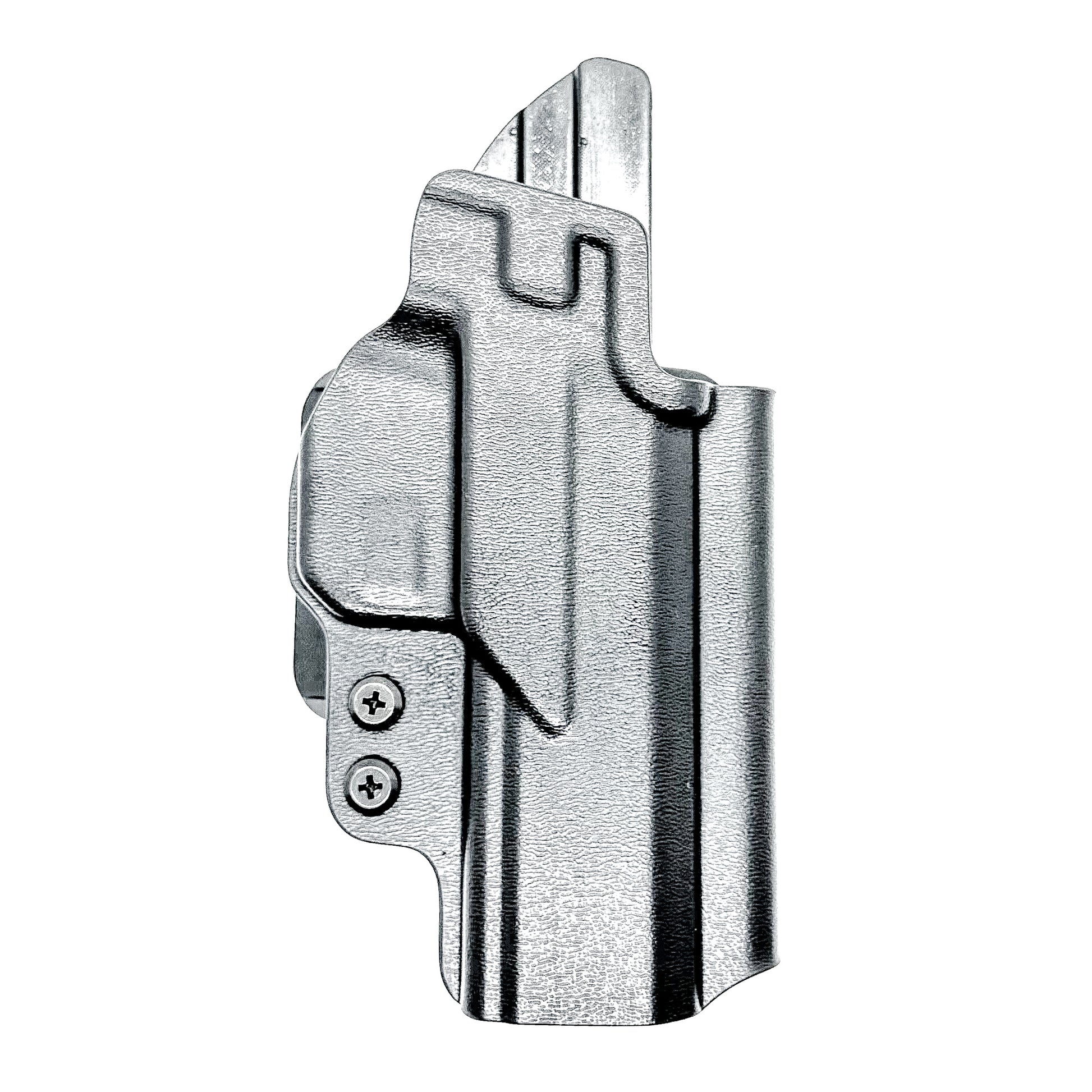 Precision-fit OWB outside the waistband holster for the Rost Martin RM1F from Four Brothers. Durable, secure, and optics-ready with adjustable retention.