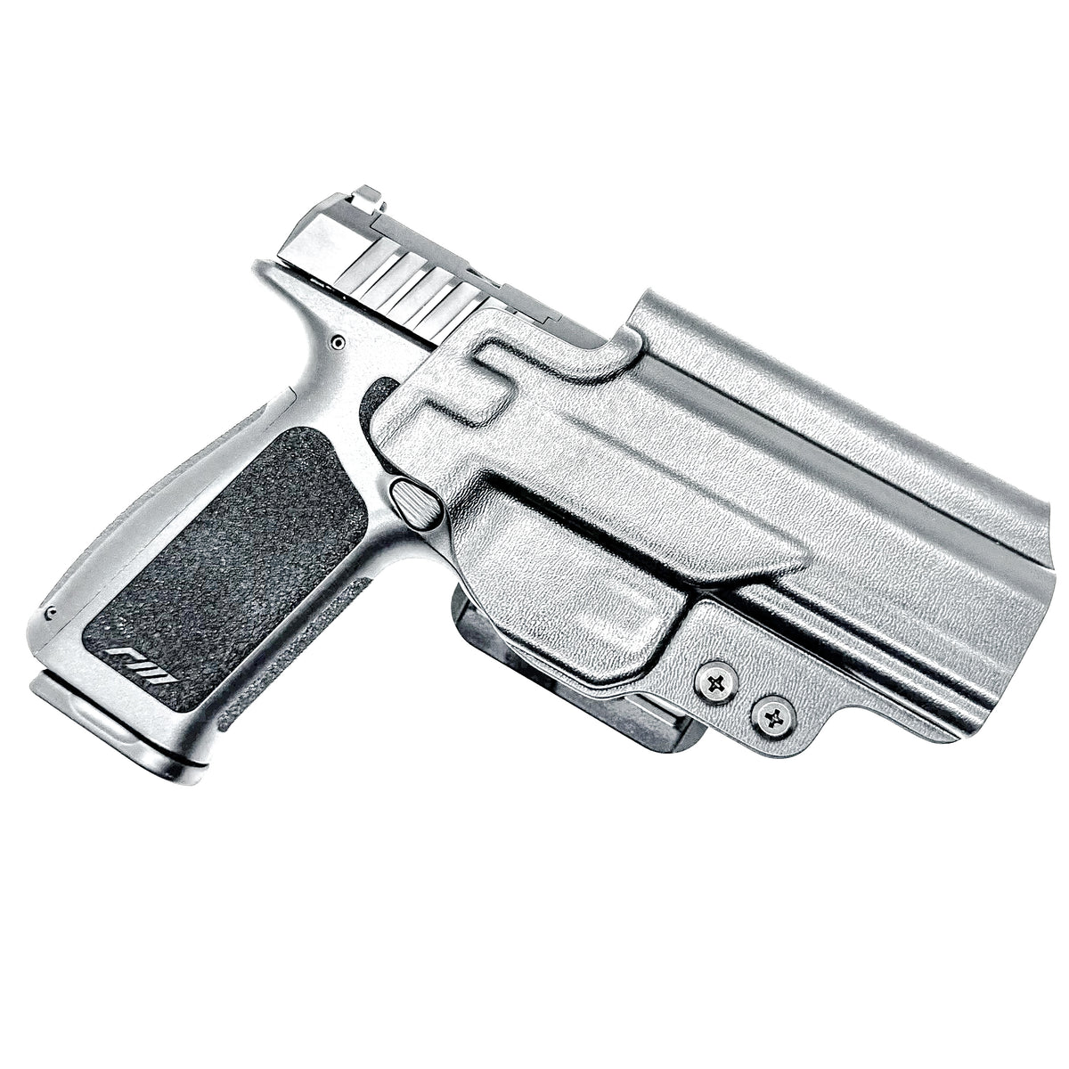 Precision-fit OWB outside the waistband holster for the Rost Martin RM1F from Four Brothers. Durable, secure, and optics-ready with adjustable retention.