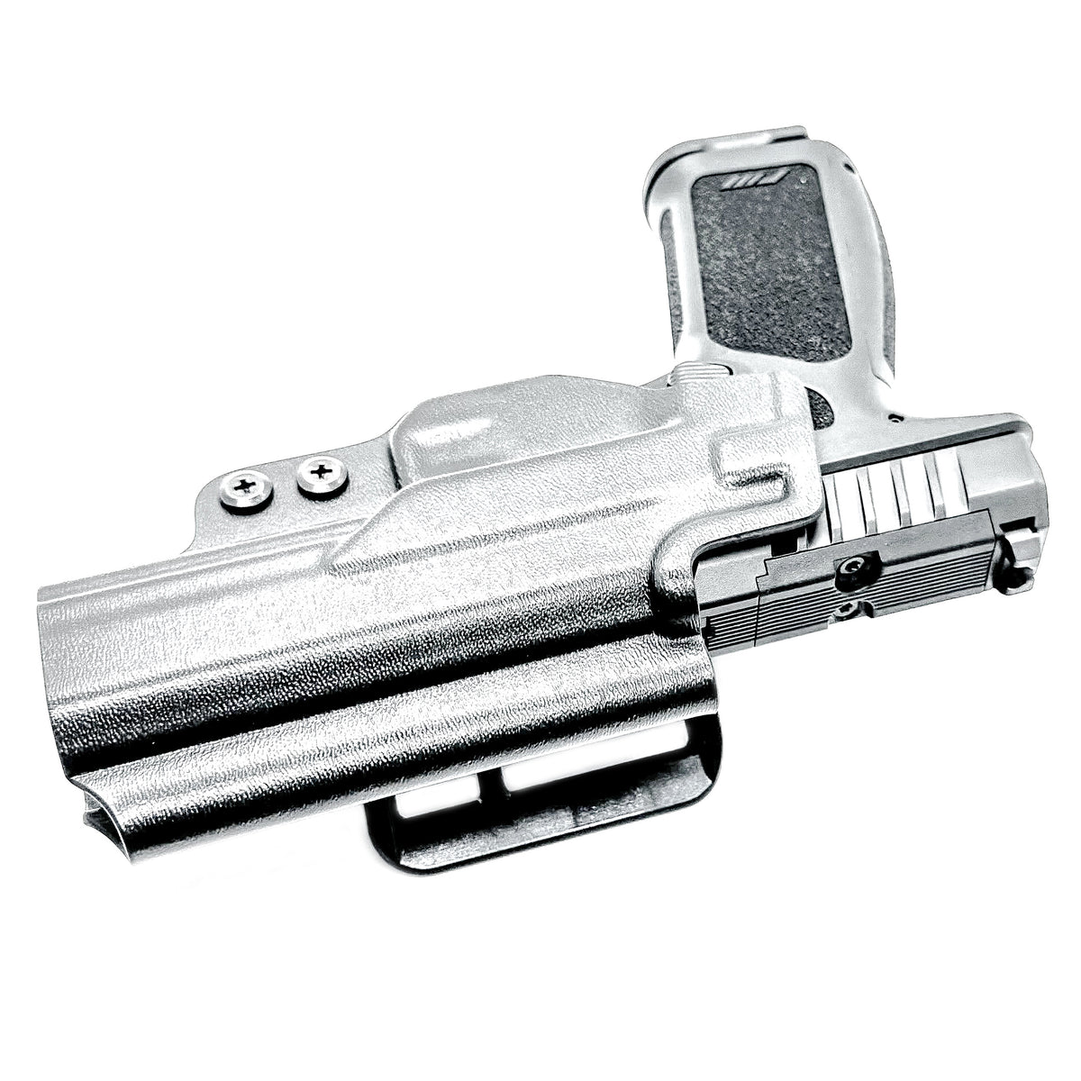 Precision-fit OWB outside the waistband holster for the Rost Martin RM1F from Four Brothers. Durable, secure, and optics-ready with adjustable retention.