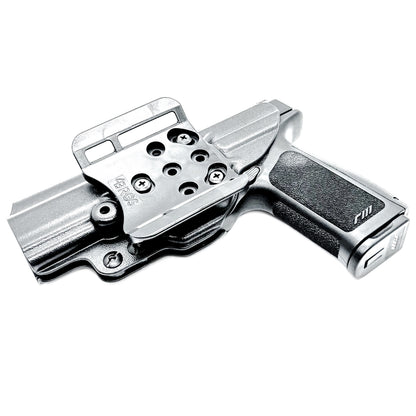 Precision-fit OWB outside the waistband holster for the Rost Martin RM1F from Four Brothers. Durable, secure, and optics-ready with adjustable retention.