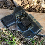 For the best, most comfortable and compact concealed IWB AIWB inside waistband holster designed for the Ruger LCP MAX pistol shop Four Brothers Holsters.  Our holsters are vacuum formed with a precision machined mold designed from a CAD model of the actual firearm. Suitable for pocket carry.  Made in the USA. LCP MAX