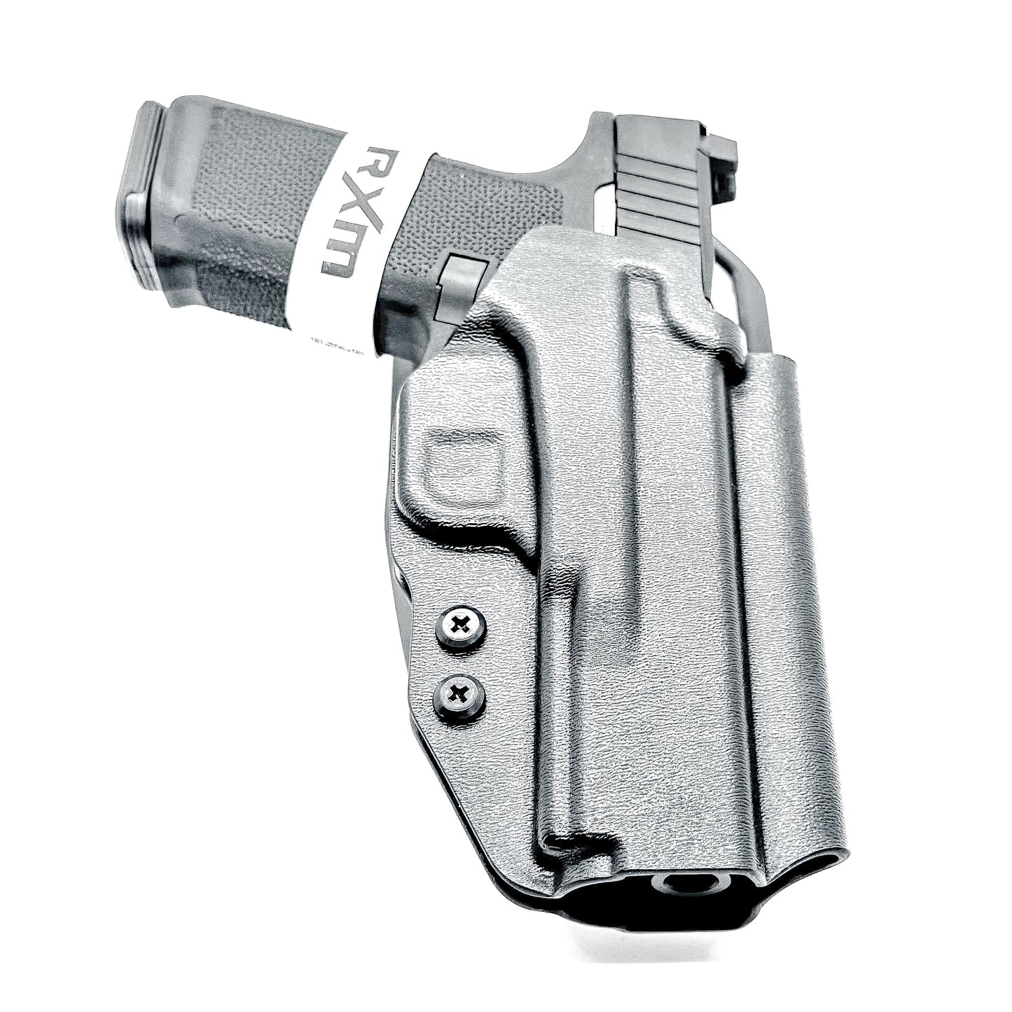 Ruger RXM 4.5" OWB holster for Outside Waistband light duty & competition use. Adjustable retention, optics ready, fast draw performance.