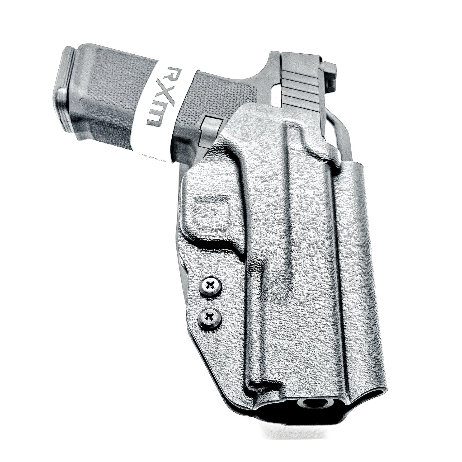 Ruger RXM 4.5" OWB holster for Outside Waistband light duty & competition use. Adjustable retention, optics ready, fast draw performance.