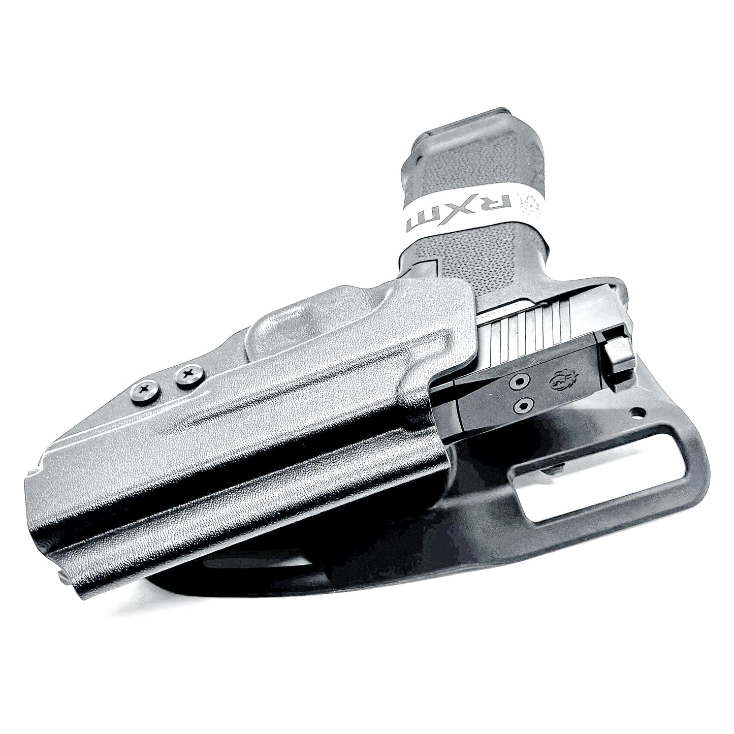 Ruger RXM 4.5" OWB holster for Outside Waistband light duty & competition use. Adjustable retention, optics ready, fast draw performance.
