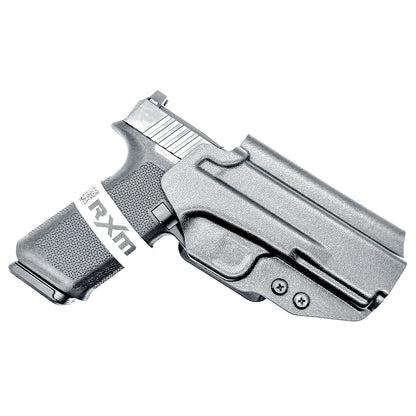 Ruger RXM 4.5" OWB holster for Outside Waistband carry. Durable taco-style design with adjustable retention and optics-ready fit.
