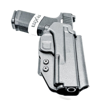 Ruger RXM 4.5" OWB holster for Outside Waistband carry. Durable taco-style design with adjustable retention and optics-ready fit.