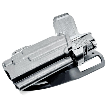 For the best Outside Waistband Duty & Competition Style Kydex holster for the Ruger RXM and Streamlight TLR-7 HL-X, TLR-7 X & A, shop Four Brothers Holsters.