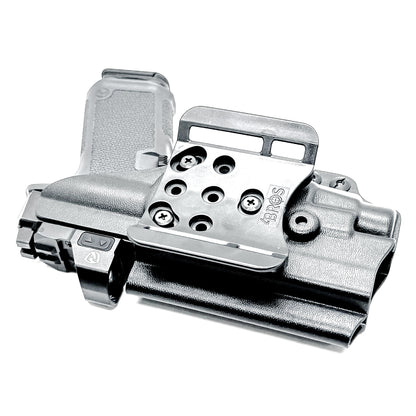 For the best Outside Waistband OWB Kydex holster designed to fit the Ruger RXM and Streamlight TLR-7 HL-X & TLR-7, shop Four Brothers. 4BROS, Made in the USA!