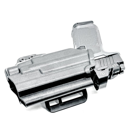 For the best Outside Waistband OWB Kydex holster designed to fit the Ruger RXM and Streamlight TLR-7 HL-X & TLR-7, shop Four Brothers. 4BROS, Made in the USA!