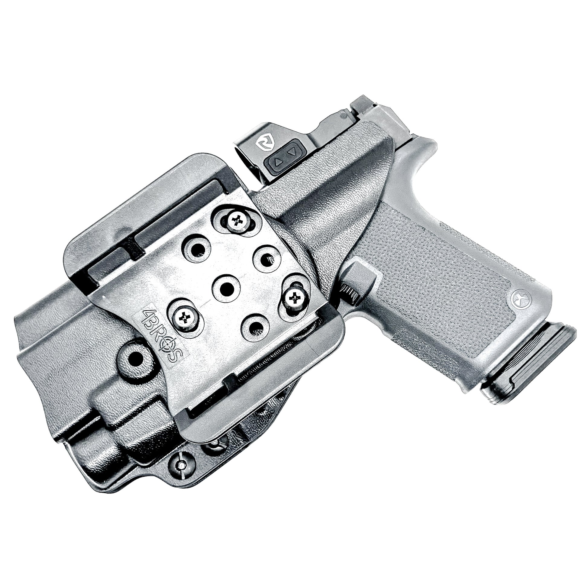 For the best Outside Waistband OWB Kydex holster designed to fit the Ruger RXM and Streamlight TLR-7 HL-X & TLR-7, shop Four Brothers. 4BROS, Made in the USA!