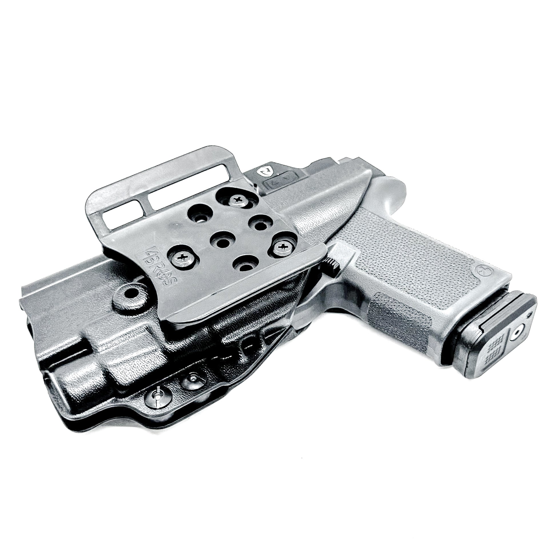 For the best Outside Waistband OWB Kydex holster designed to fit the Ruger RXM and Streamlight TLR-7 HL-X & TLR-7, shop Four Brothers. 4BROS, Made in the USA!