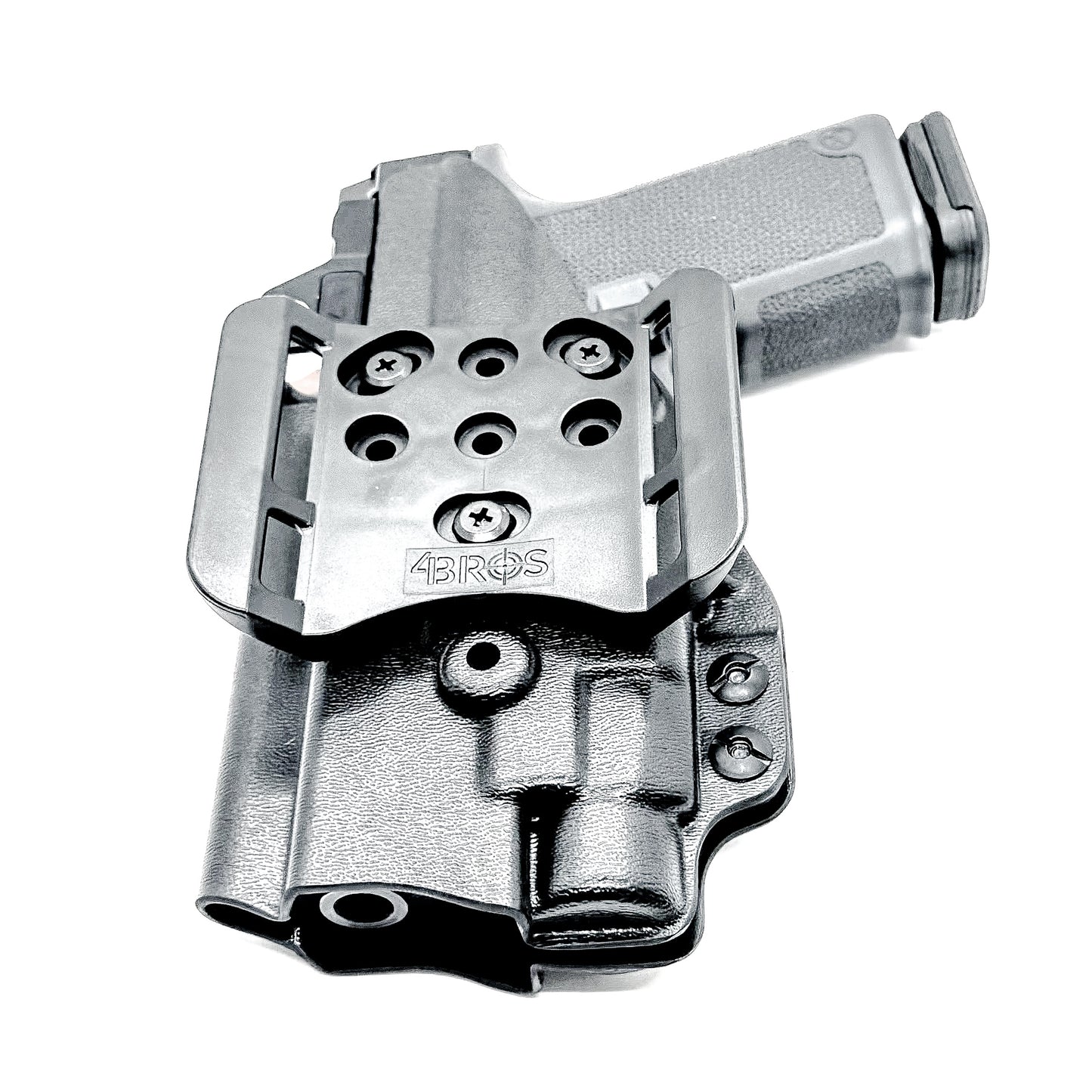 For the best Outside Waistband OWB Kydex holster designed to fit the Ruger RXM and Streamlight TLR-7 HL-X & TLR-7, shop Four Brothers. 4BROS, Made in the USA!