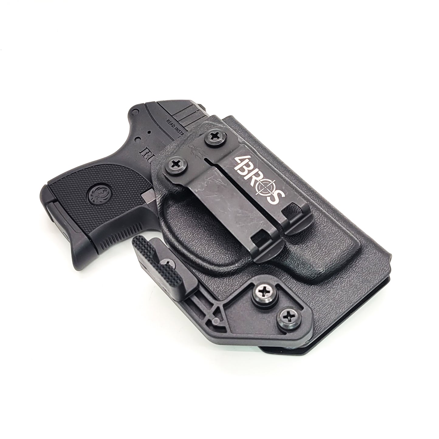 For the best Inside Waistband AIWB IWB Pocket Kydex Holster designed to fit the Ruger LCP 380, shop 4BROS Four Brothers Holsters. The holster is designed with adjustable retention and accommodates the concealment wing to reduce printing and improve comfort. Proudly Made in the USA